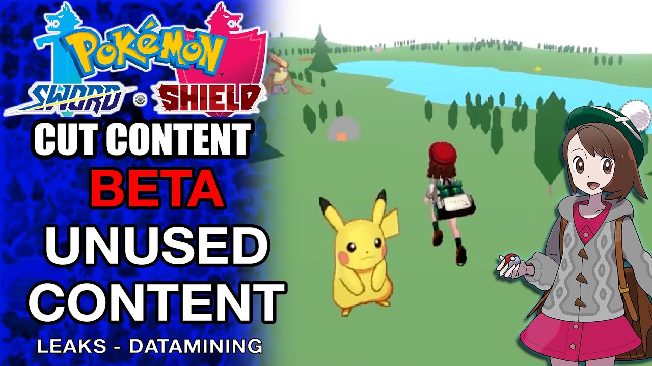 Бета-версия неиспользованного контента Pokemon Sword and Shield | Вырезанный контент Pokemon