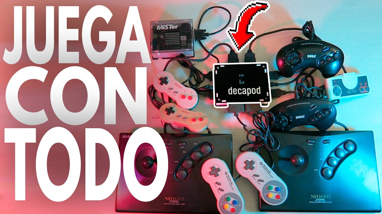 MiSTer FPGA Decapod - Juega con TODOS tus Controles RETRO