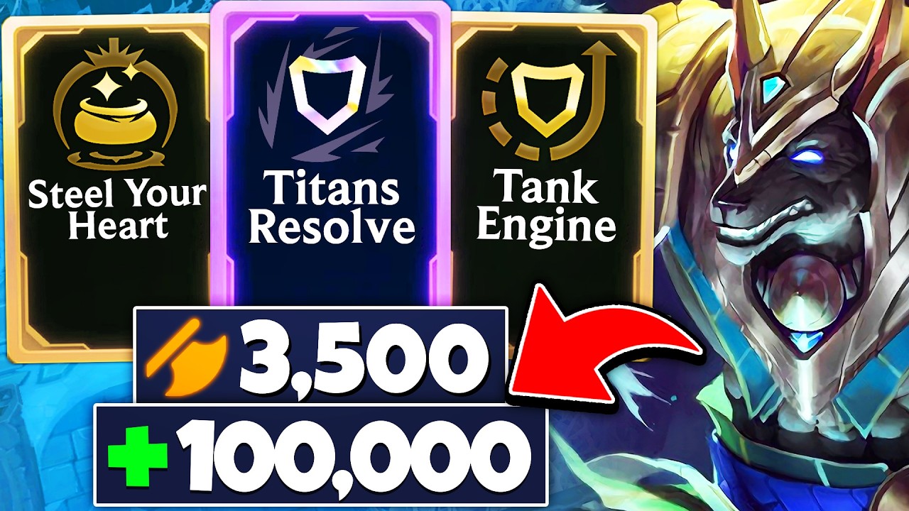 WORLD RECORD 100K HP + 3,500 AD Nasus: Tank Engine + Titans Resolve | ARAM Mayhem