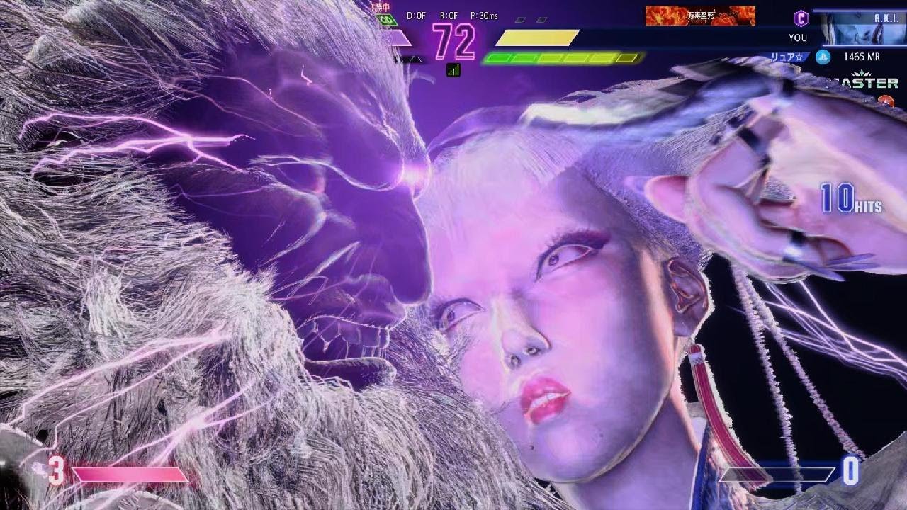 【スト6】A.K.I. VS 豪鬼