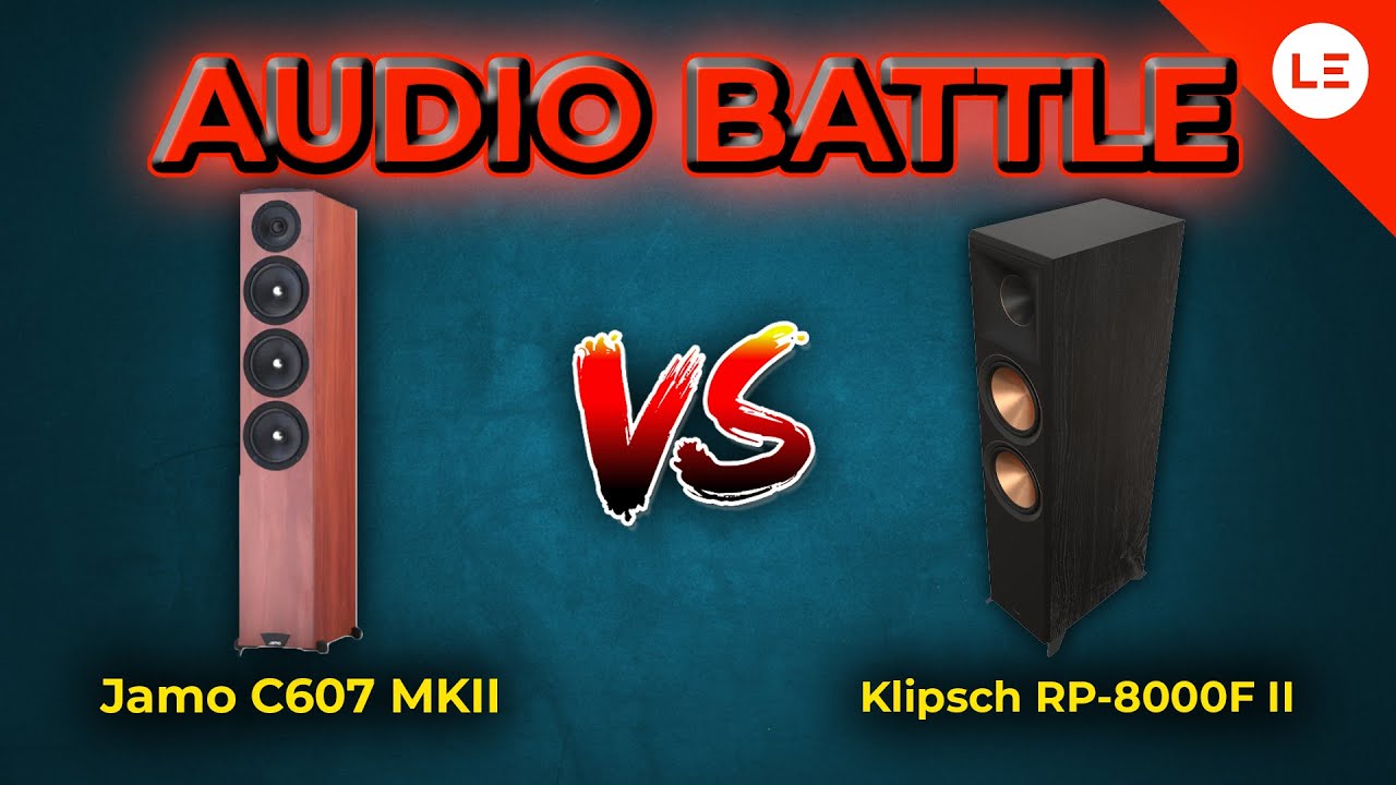 Jamo C607 MKII vs Klipsch RP-8000F II | AUDIO BATTLE