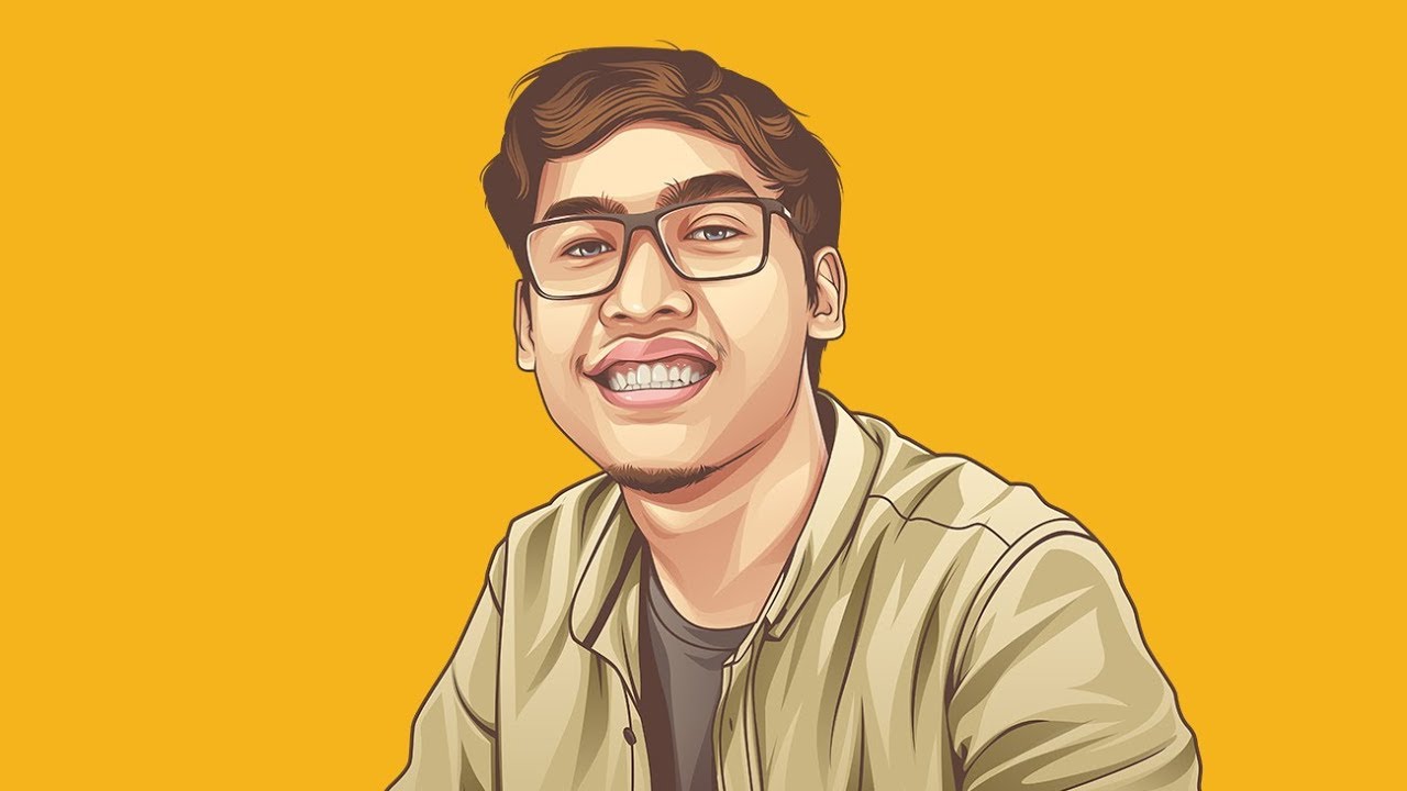 MY SELF SPEED ART CARTOON | CORELDRAW X7