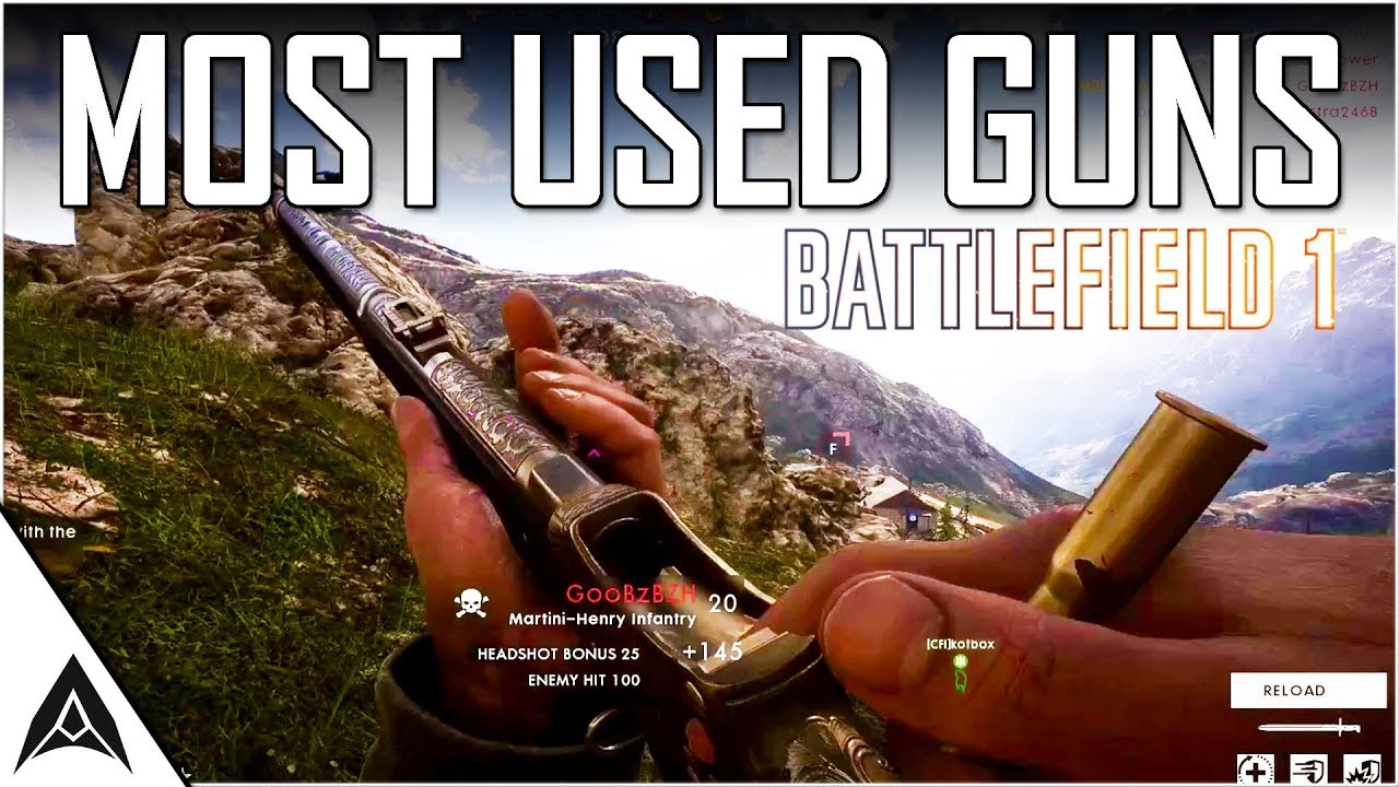 The Most Used Weapons in Battlefield 1 For Each Class