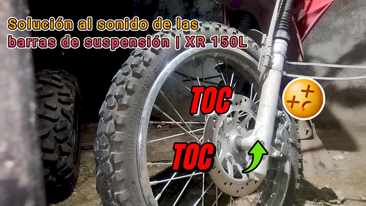 Solución al sonido de las barras de suspensión | XR 150L - XR 190L