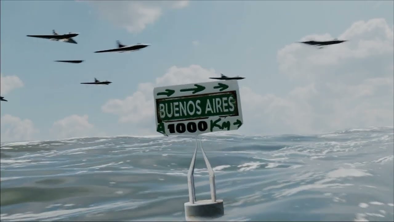 CHARLY GARCIA -No bombardeen Buenos Aires Animacion 3d