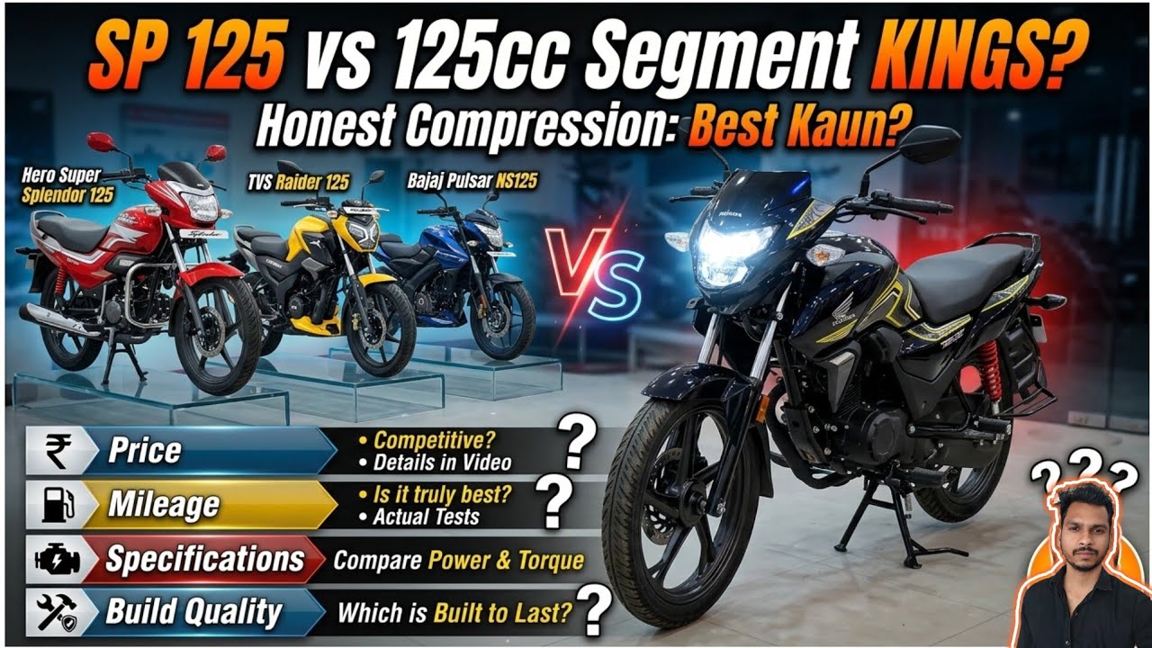 All New 2026 Honda SP 125  Disc Details Review | On Road Price New Changes Features