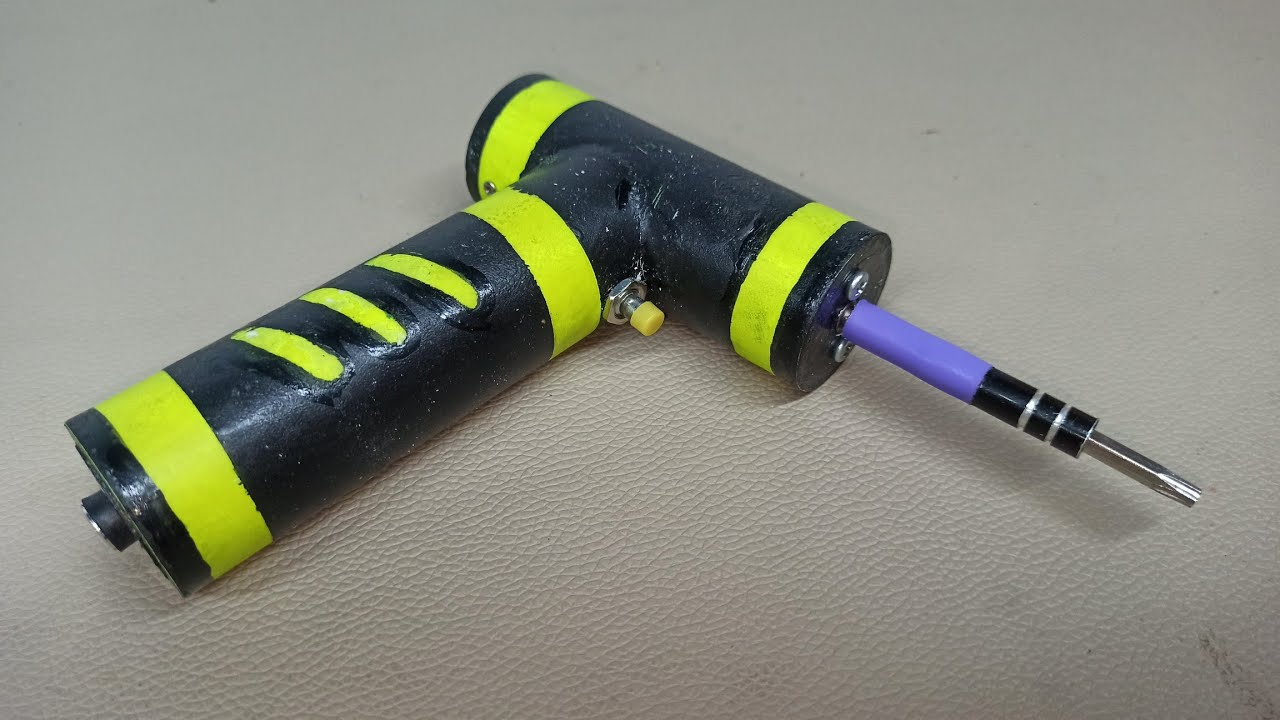 How to Make an Electric Screwdriver at Home | Rechargeable