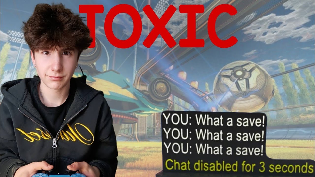Rocket League, но я максимально токсичный.