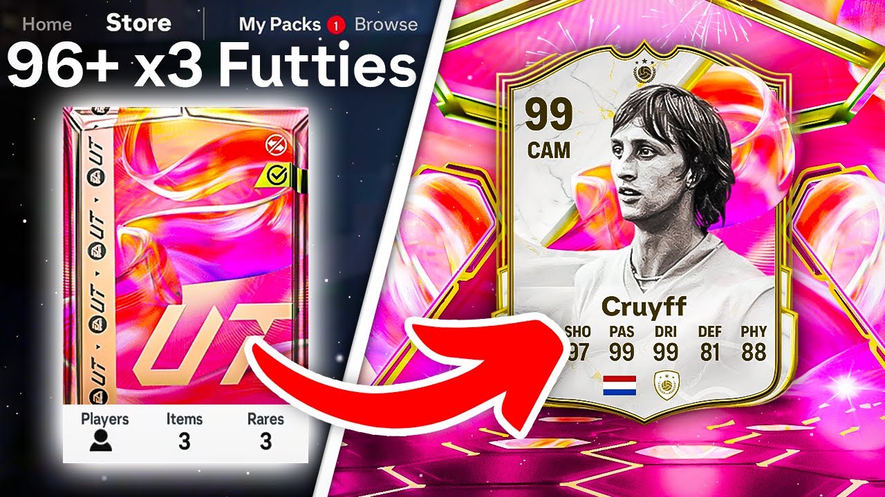 96+ x3 FUTTIES PACKS & PICKS! 🚨 FC 25 Ultimate Team