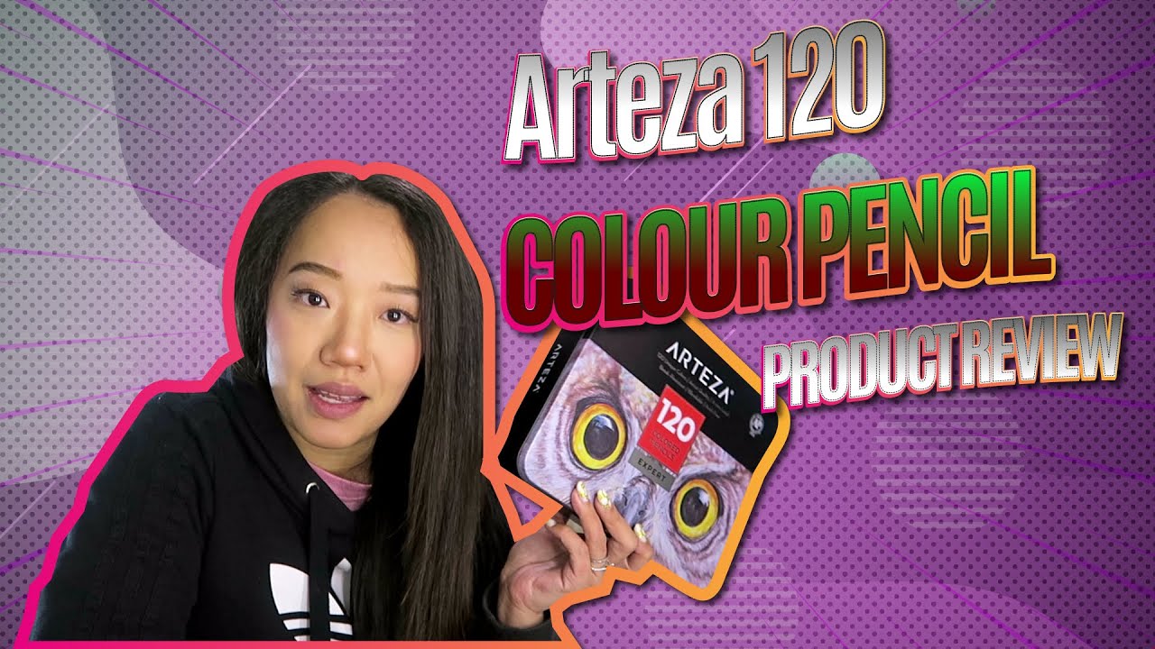 Arteza Pencil Review 120 Coloured Pencil Set