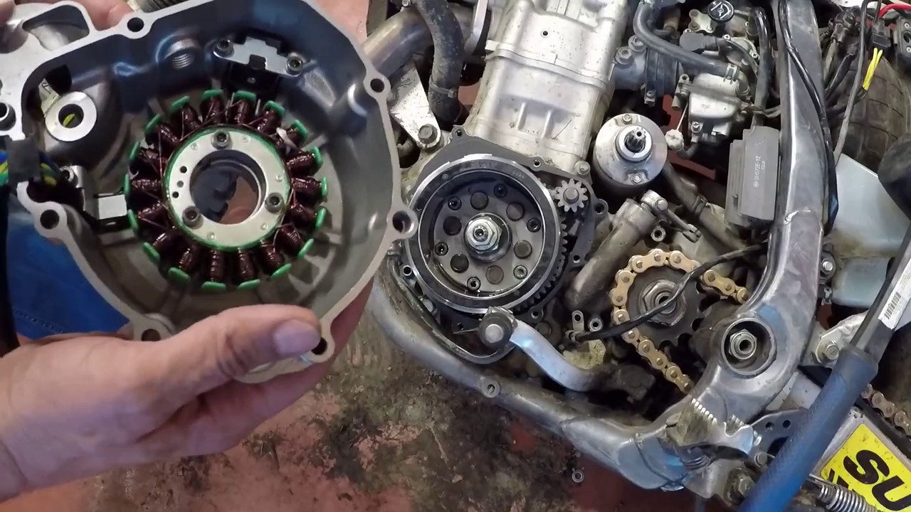 DRZ400S Stator install