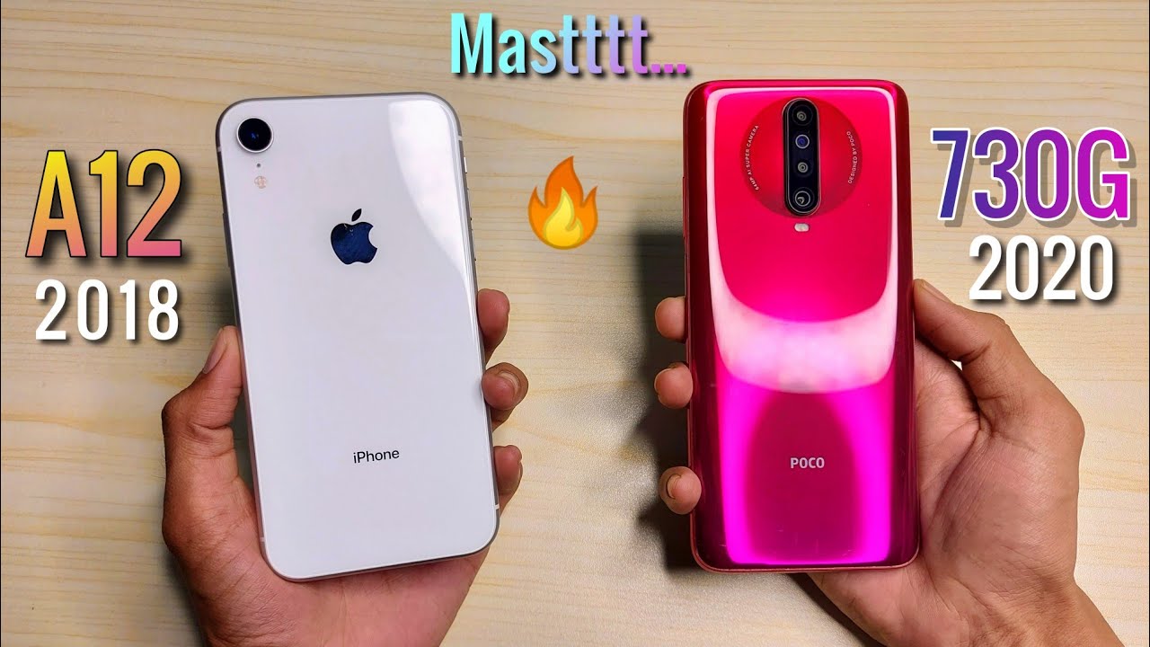 Poco X2 vs 2018 iPhone XR (Bionic A12) Speed Test - Khatarnak 🔥🔥🔥