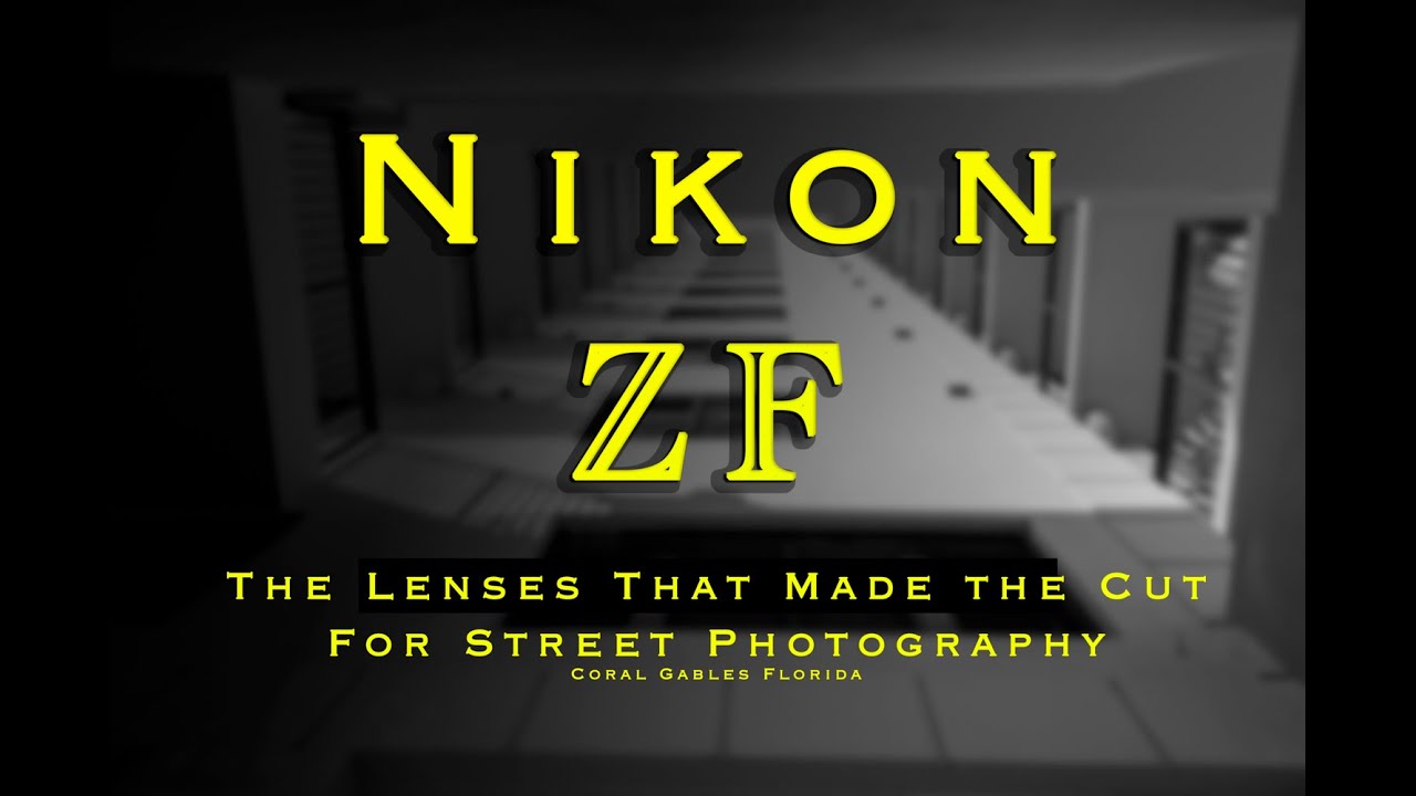 Комплект Nikon ZF: объективы, которые идеально подошли для уличной фотографии.