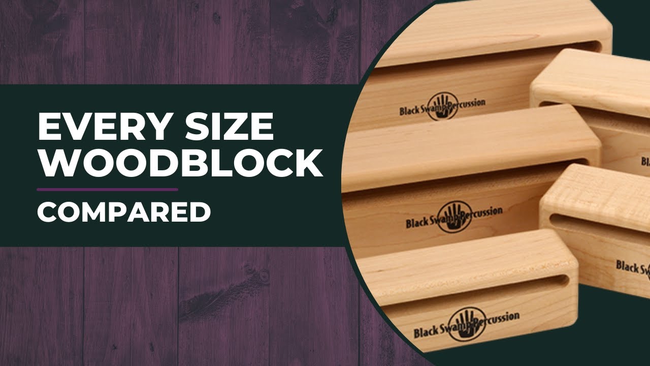 All 5 Maple Woodblocks | Comparison Sound Sample