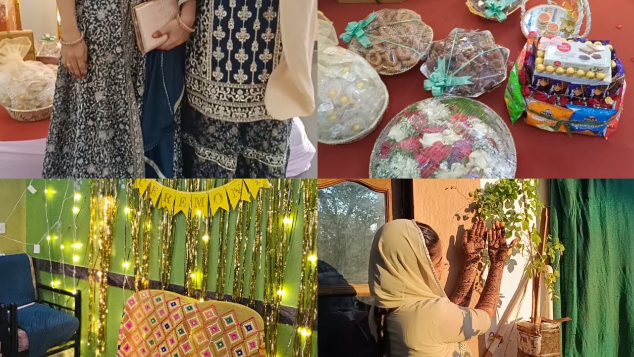 Pados mai thi engagement | haldi mehndi | function vlog | family | #vlog #engagement #yt #trending