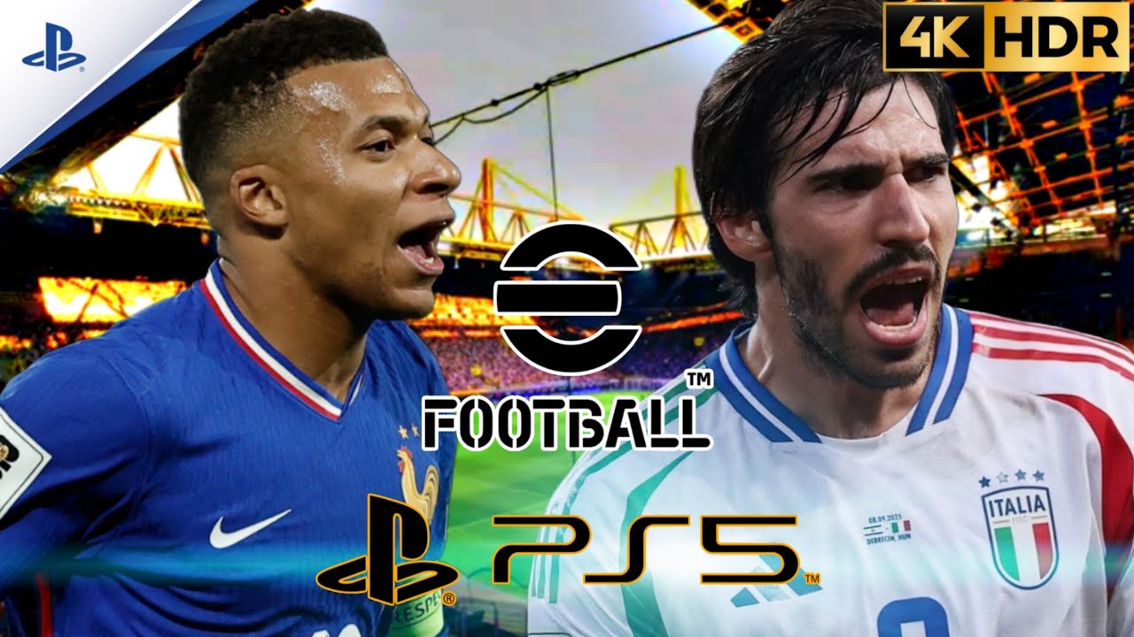 Francia vs. Italia | eFootball 2026, Gameplay PS5 4K HDR 60 FPS