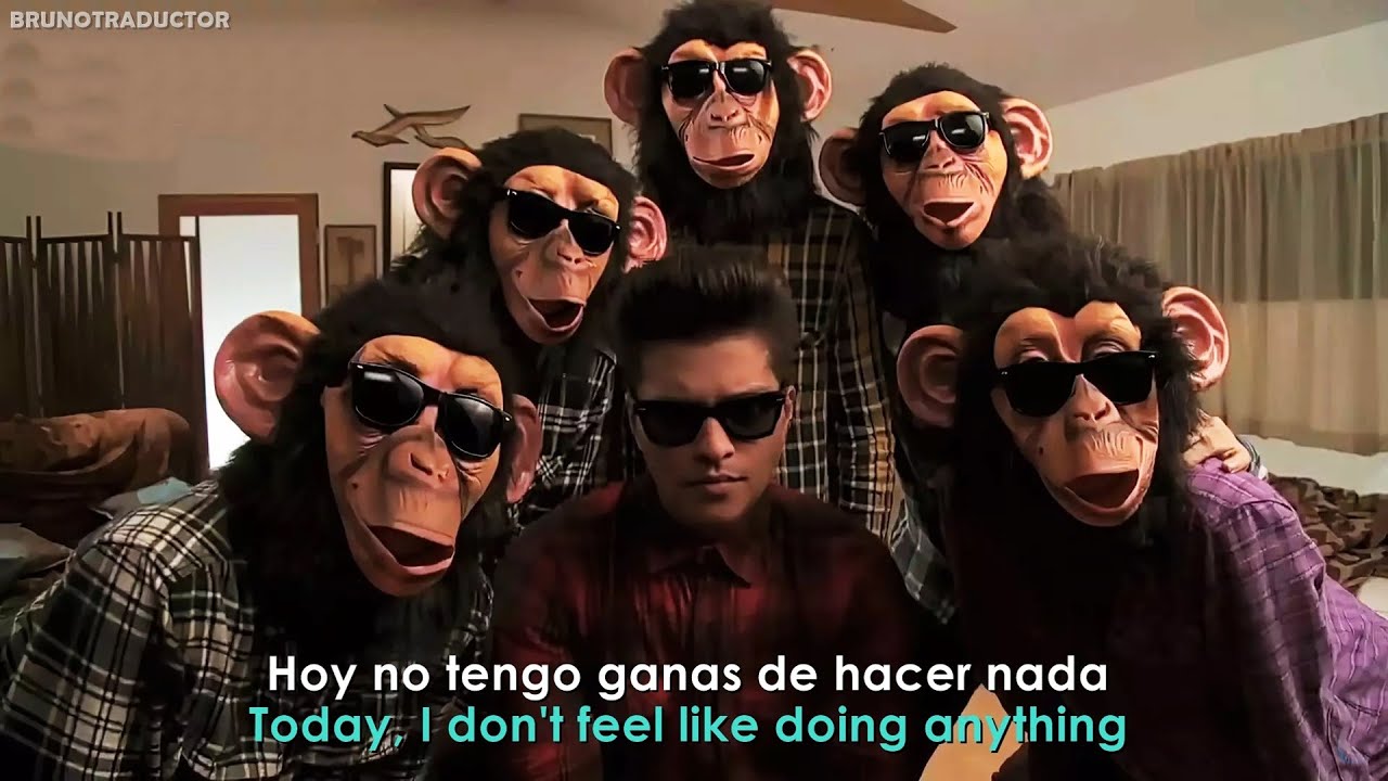 Bruno Mars - The Lazy Song // Lyrics + Espa&ntilde;ol // Video Oficial