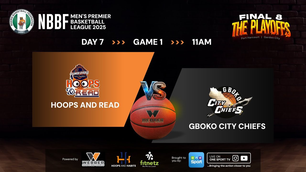 HOOPS N READ vs CITY CHIEFS | GAME 25 | NBBF 2025 PREMIER BASKETBALL LEAGUE  FINAL 8 | FULL GAME