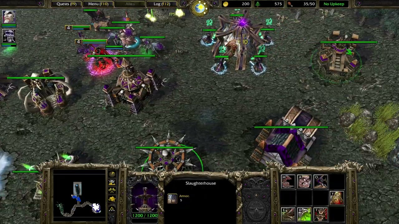 Warcraft 3 Custom Campaign - Rise of the lich king - Battle in Ironforge - Chapter 4