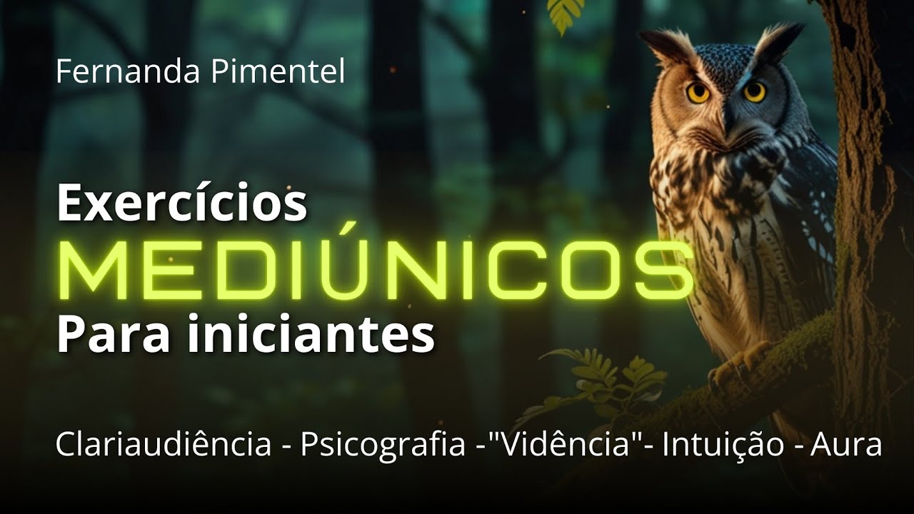 Exercícios MEDIÚNICOS para INICIANTES ! Psicografia, clarividência,  