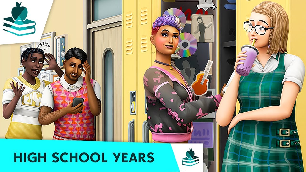 HIGH SCHOOL YEARS FOR THE SIMS 4! PROM, PUBERTY, DETENTION, SNEAK OUT, CHEERLEADING, CRUSHES!😱