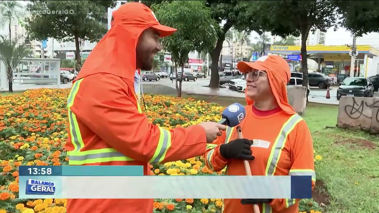 Divinão jardineiro? será que repórter conseguiu se sair bem?