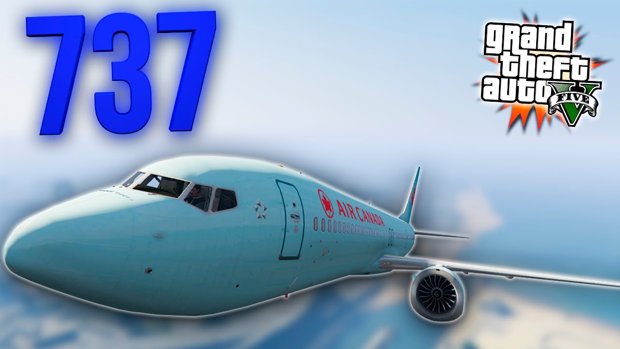 BOEING 737 (БОИНГ 737) - GTA 5 MODS (ГТА 5 МОДЫ)!