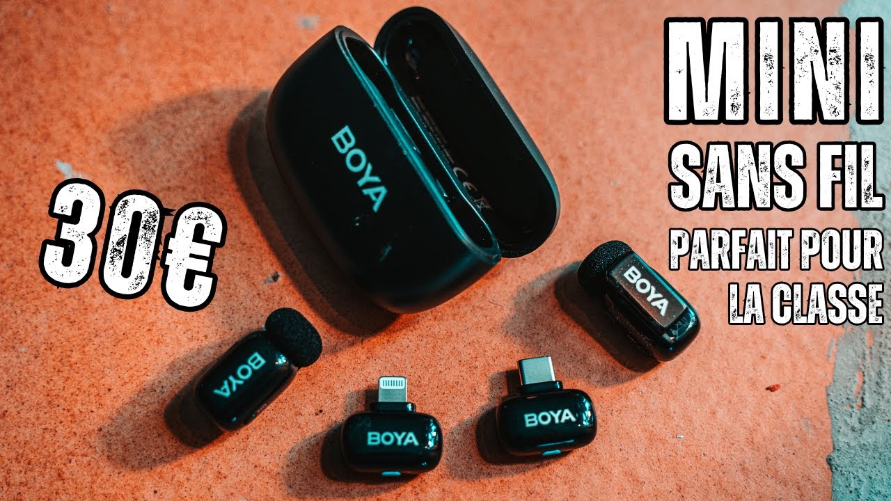 Micros sans fil pour la classe ! Boya Mini !