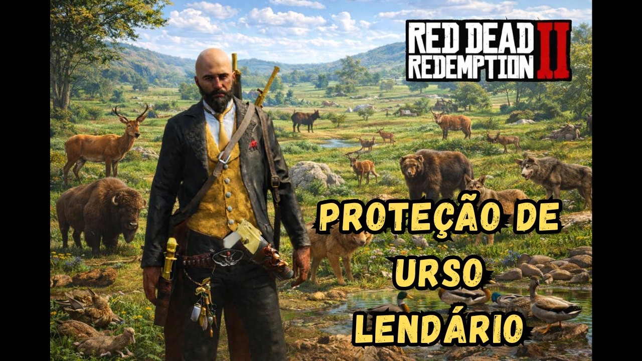 Protegendo o urso lendário em grupo – RED DEAD REDEMPTION 2 – ONLINE