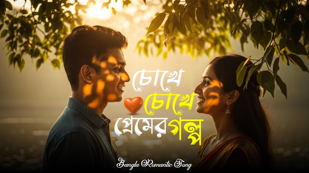 চোখে চোখে প্রেমের গল্প। বাংলা রোমান্টিক গান 