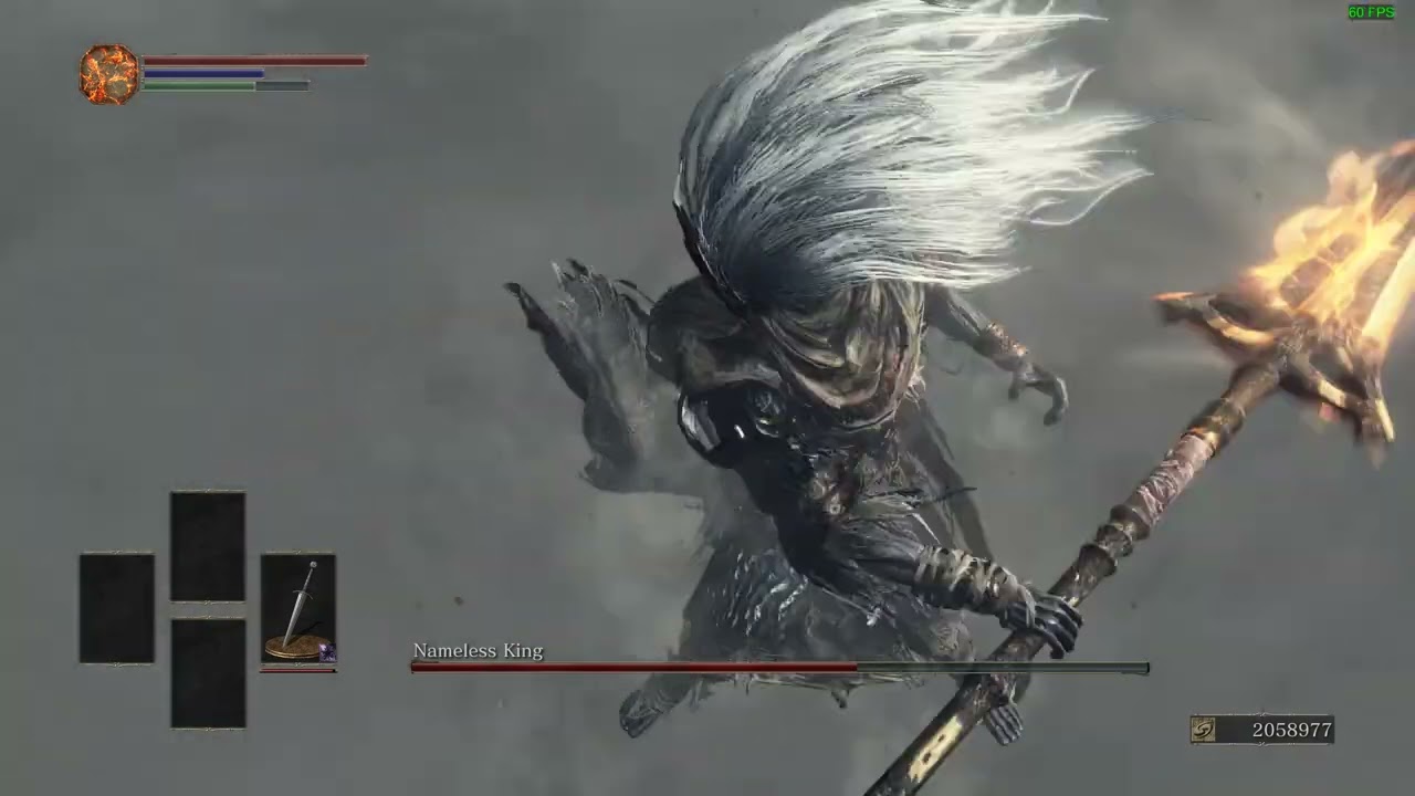 Nameless King - SL1 NG+7 No Roll/Block/Rings/Buffs/Damage