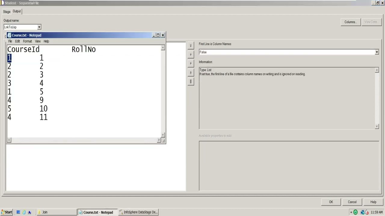 Datastage Lookup Day7