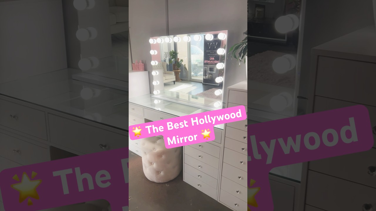 🌟 THE BEST HOLLYWOOD VANITY MIRROR 2025 | AFFORDABLE VANITY MAKEUP MIRROR | VANITY TABLE 🌟
