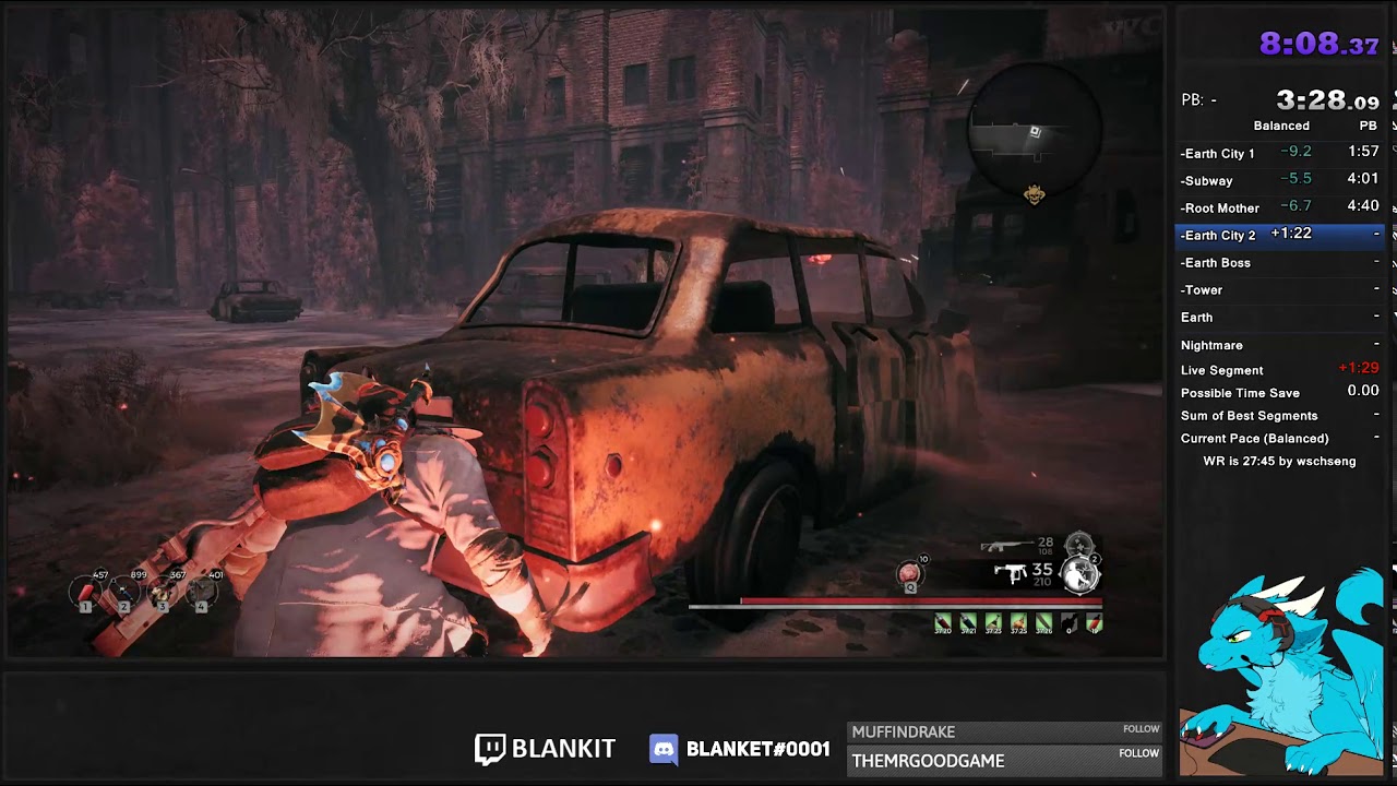 Remnant Speedrun Any% NG+ Nightmare difficulty in 40:00
