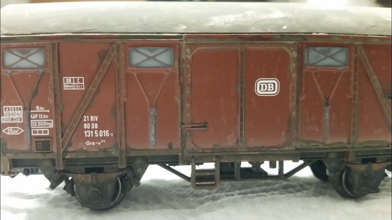 Altern mit Wasserfarben von G-Güterwagen