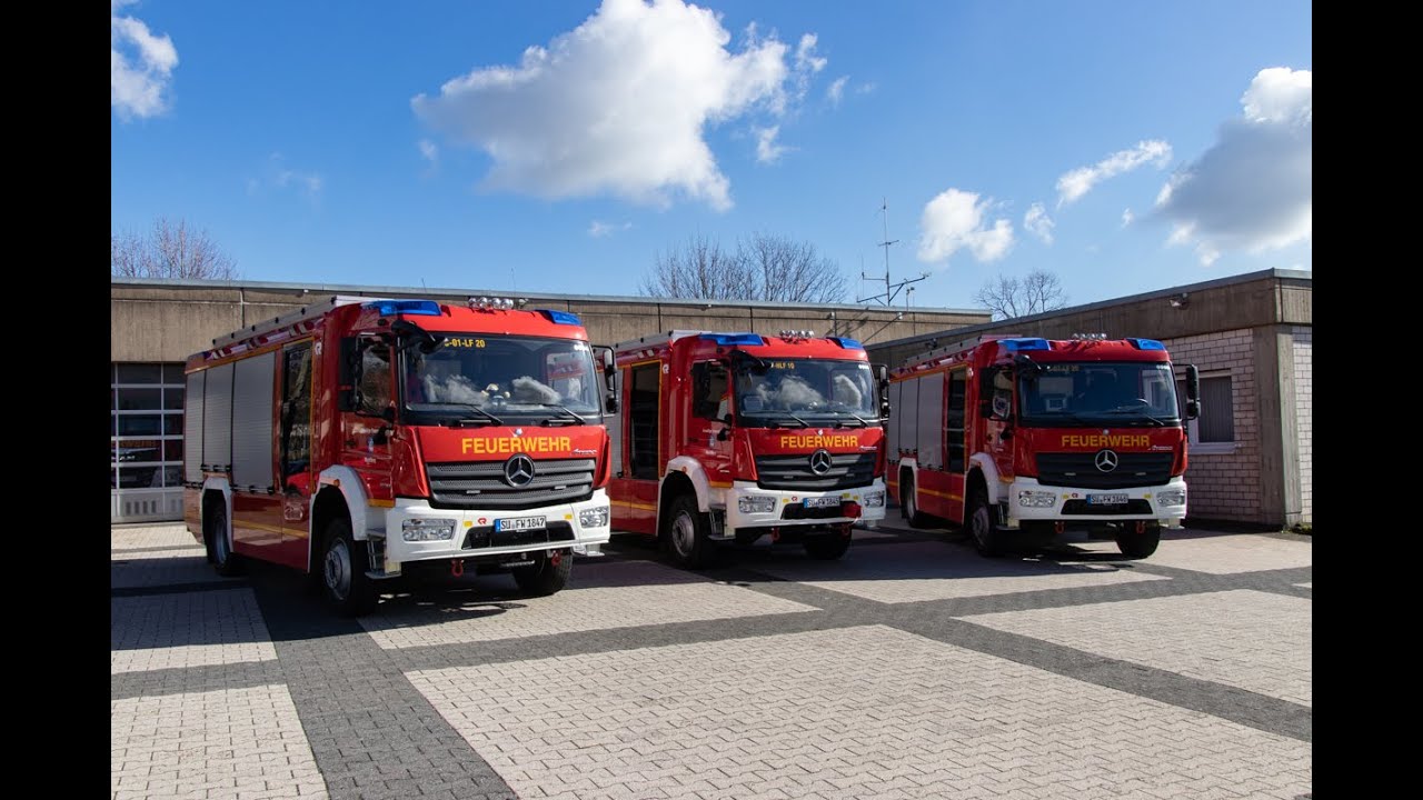 FF Wachtberg - Fahrzeugabholung bei Rosenbauer
