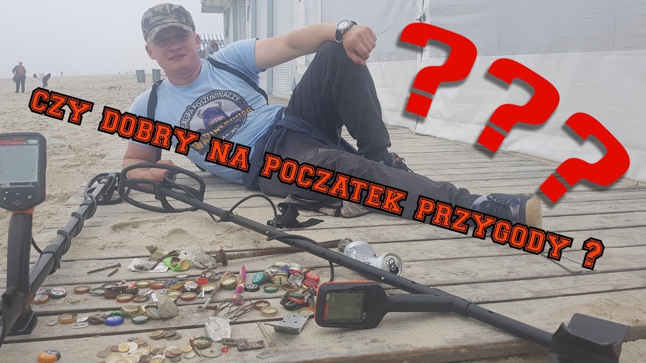 wykrywacz poniżej  1000zl?!? co nim znajdziesz?! #sprawdzamy plażę quest x5 x10