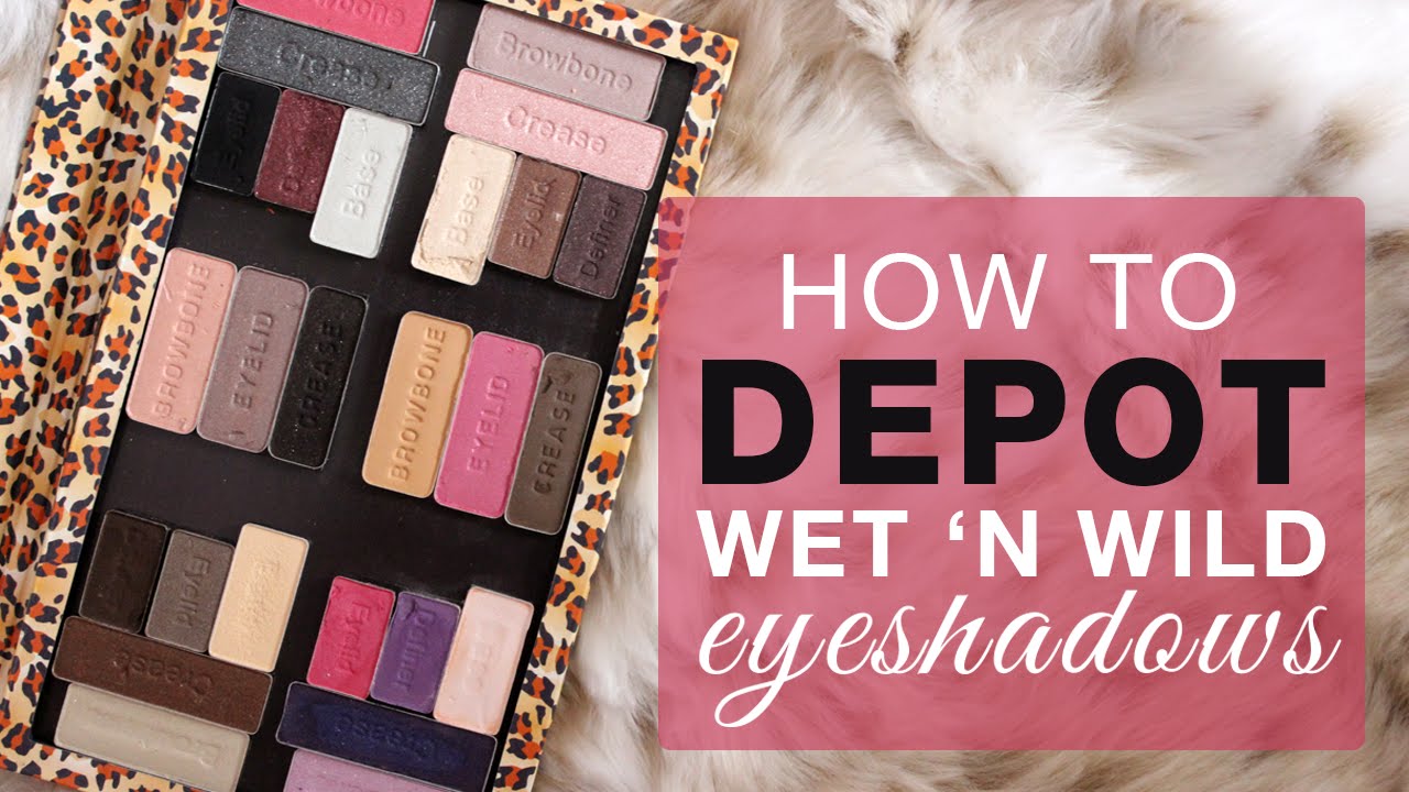 4 Ways to Depot Wet 'N Wild Eyeshadows