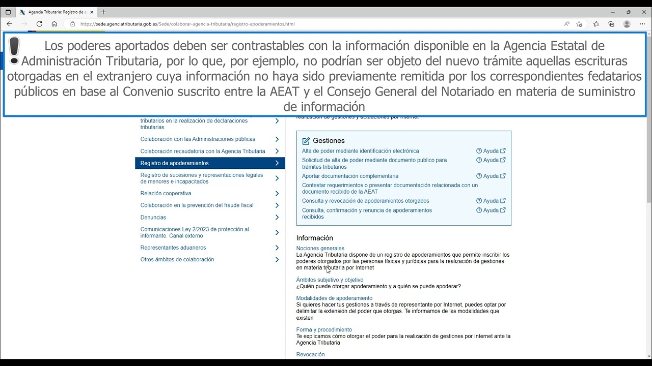 Apoderamientos - Alta de apoderamiento mediante documento público