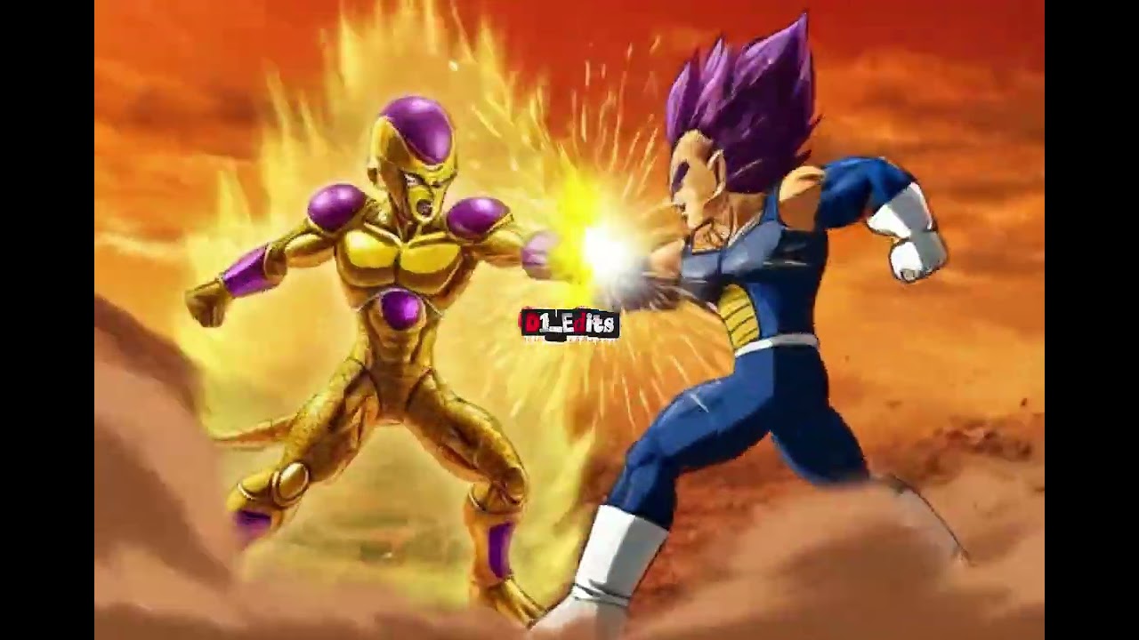 Hakai Vegeta Vs Golden Frieza 🦾 Fanimation #dbz #dragonball #fanmade #shorts 