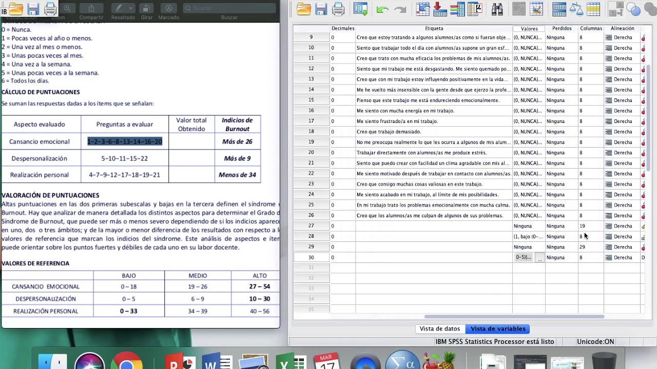 Tutorial de como calificar instrumentos de medición en el SPSS