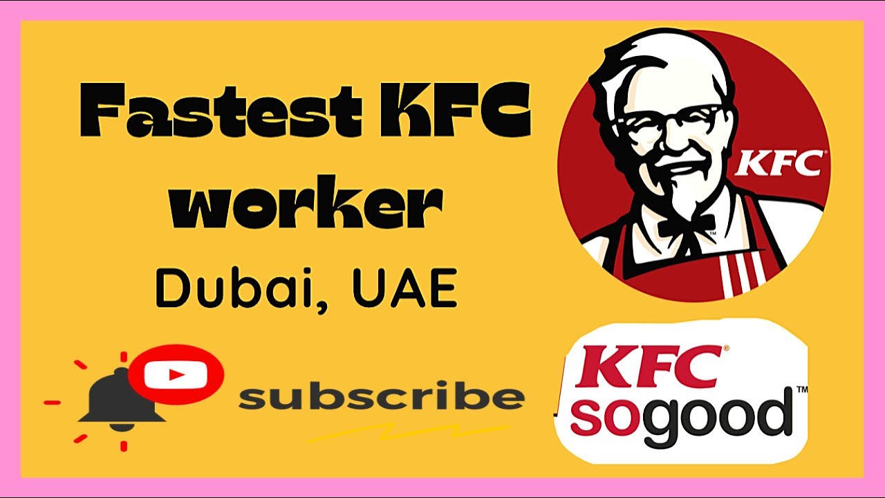 FASTEST KFC WORKER | KFC DUBAI, UAE | SRI LANKAN | Rebecca Abr