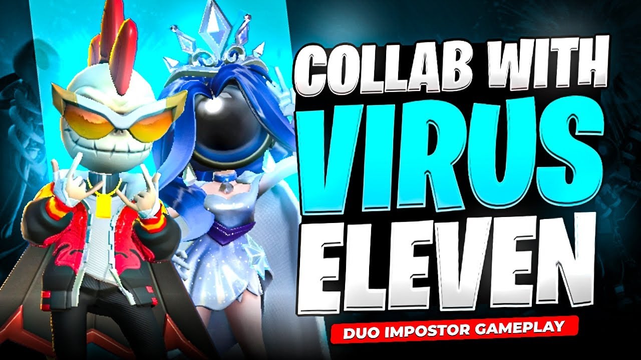 Duo Imposters Only Gameplay🔥Ft. @virus_eleven Blackjack god🤩Super Sus Best Imposter Duo Ever😳