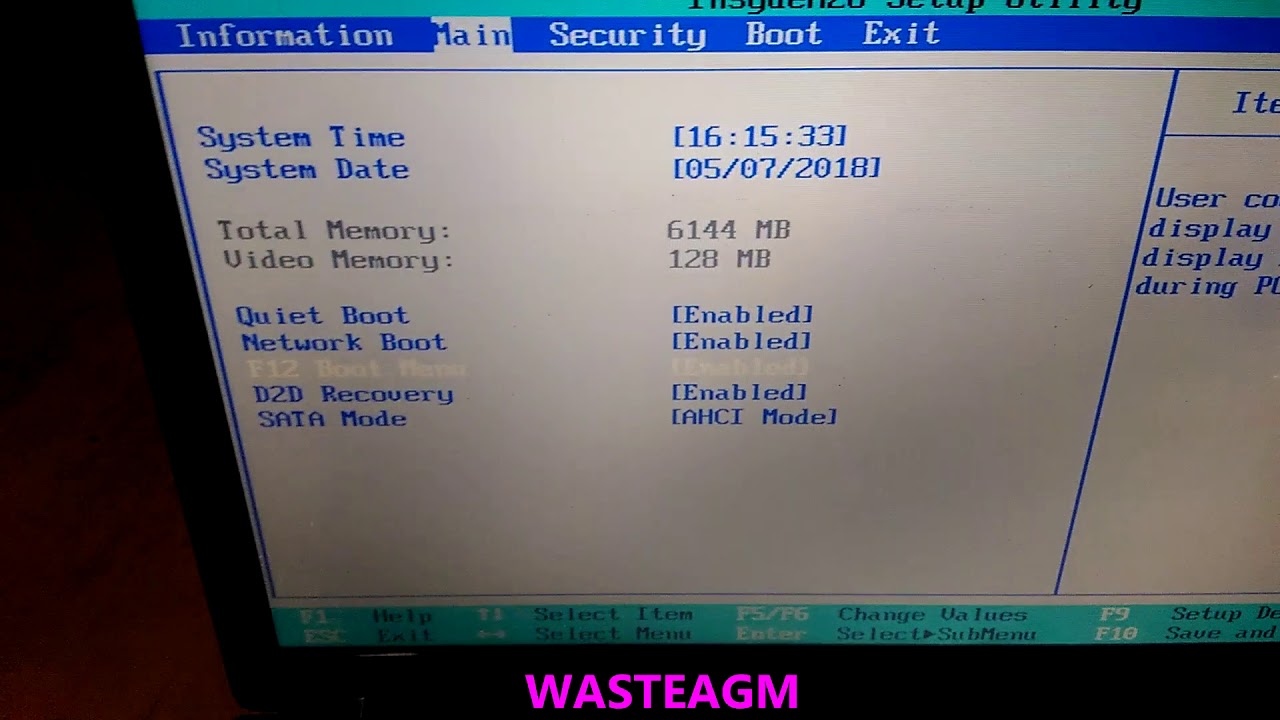 how to enable acer laptop boot option