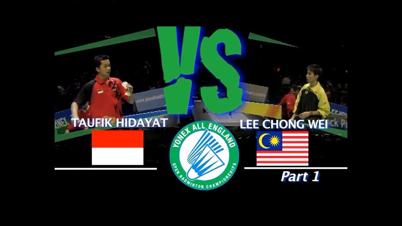 All England Lee Chong Wei vs Taufik Hidayat 2008 Часть 1