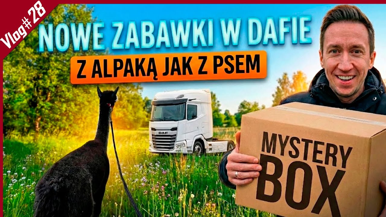 Spacer z ALPAKĄ i nowe SPRZĘTY w DAF-ie | RAFadventures Vlog #28