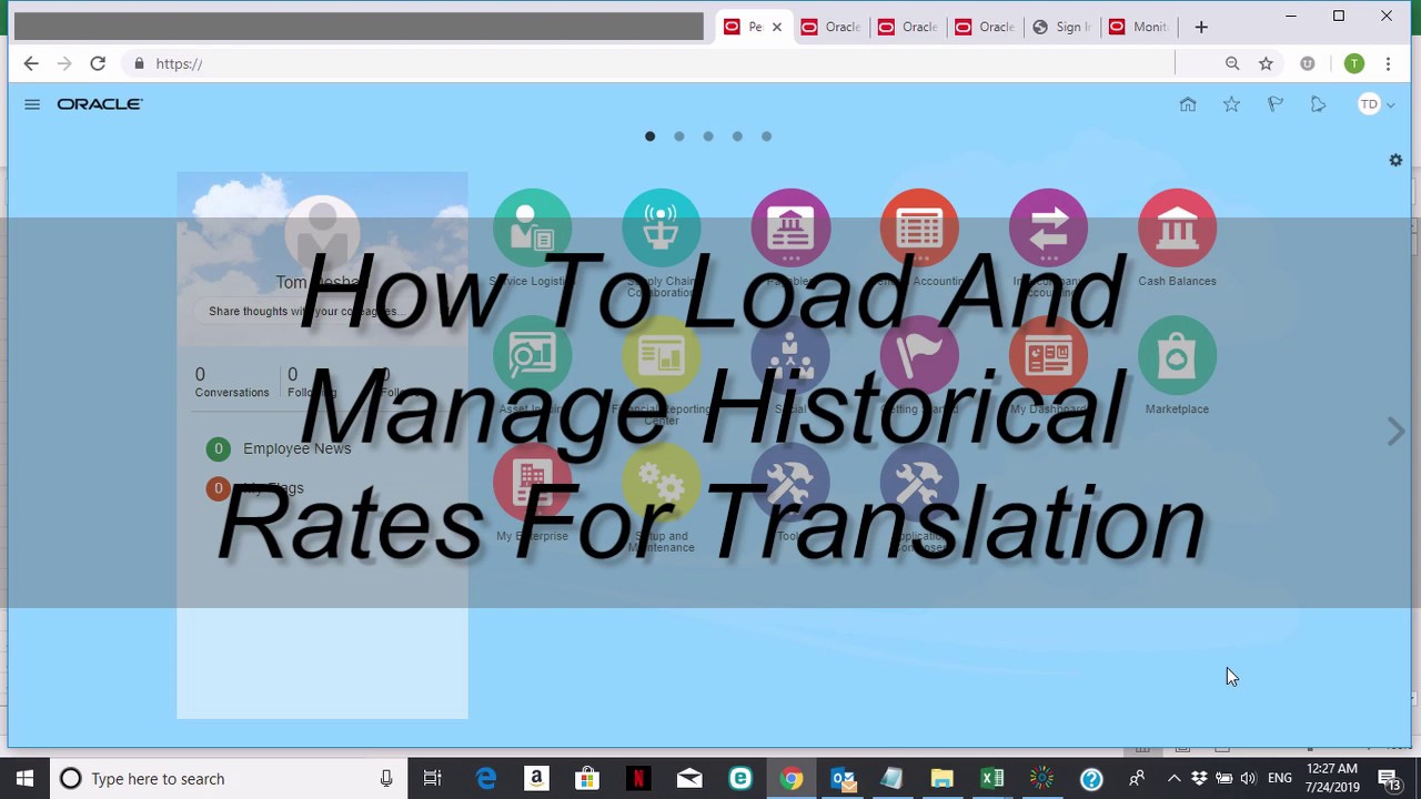 How to load and manage historical rates for translation