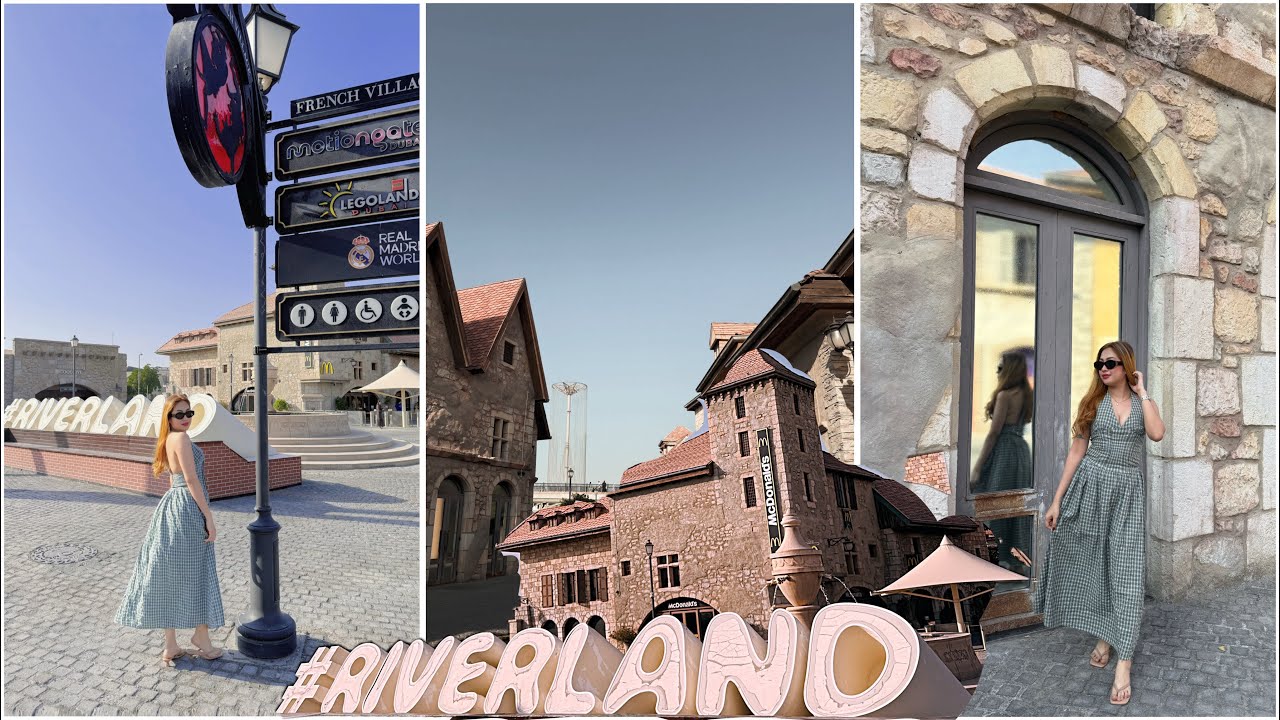 RIVERLAND DUBAI| Europe Vibe in Dubai 📍Dubai Resorts and Parks | FRENCH VILLAGE 👀