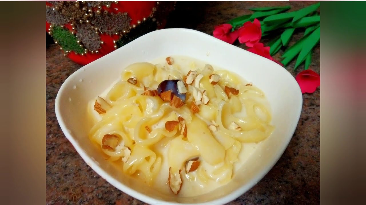 Macaroni Custard Dessert for iftaari ✨