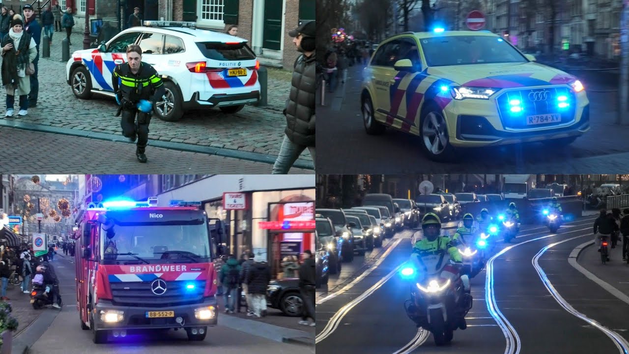 [Primeur + VTB] Reanimatie in het Centrum van Amsterdam! | Hulpdiensten met spoed in Actie!